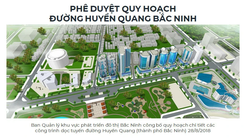 Quy hoạch đường Huyền Quang