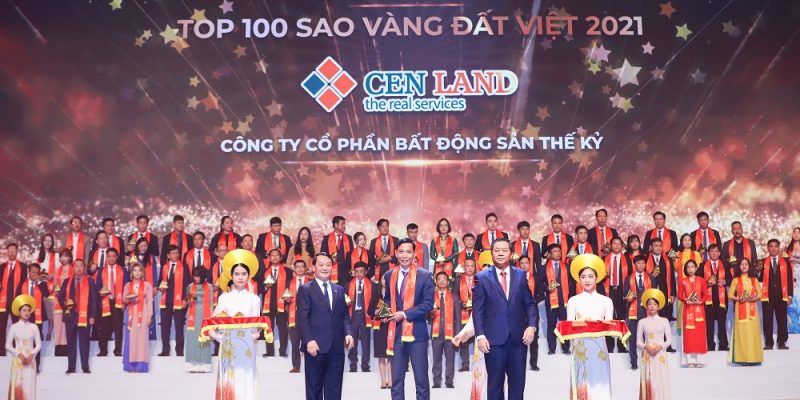 Top 100 giải thưởng Sao Vàng Đất Việt vinh danh Cen Land